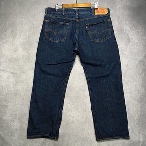Levis Mens 501‎ Original Fit Blue Jeans size 40x30 Button Fly Denim Pants